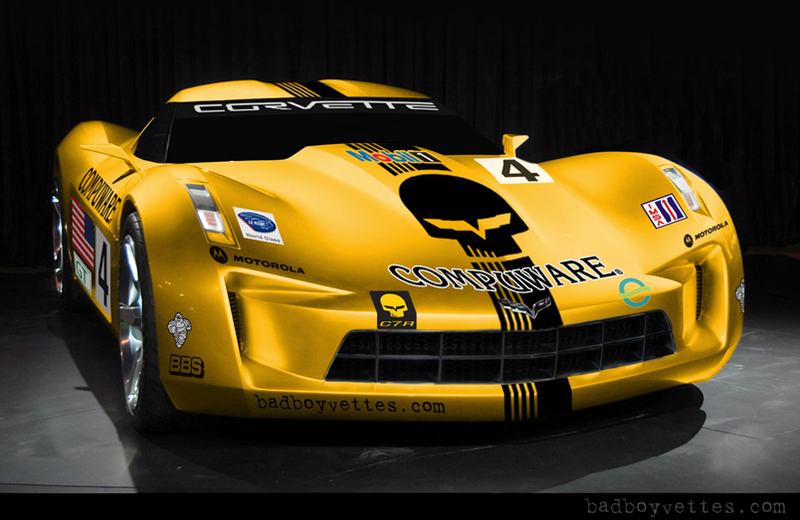 Illustration for article titled Corvette Stingray Racing Concept: If Sideswipe Were A Race Car